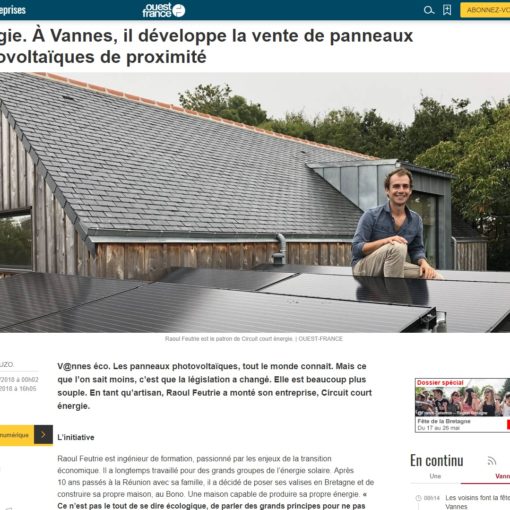 Panneaux photovoltaiques - Circuit Court Energie