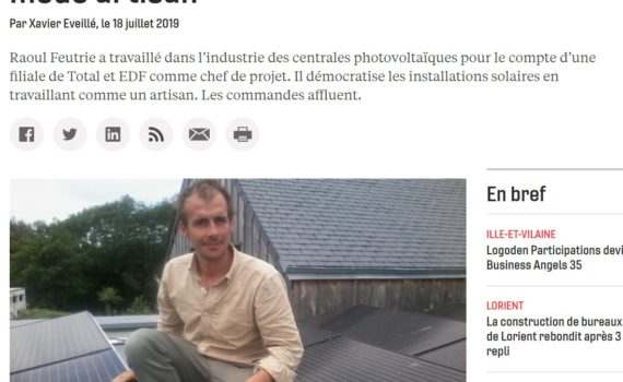 Energie-Renouvelable-Article Journal des Entreprises-Cicuit Court Energie